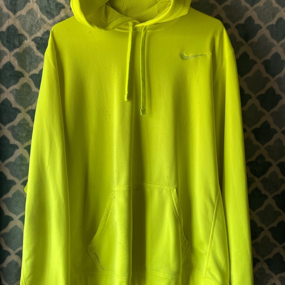 Nike Other - Nike Chartreuse Therma-Fit Pullover